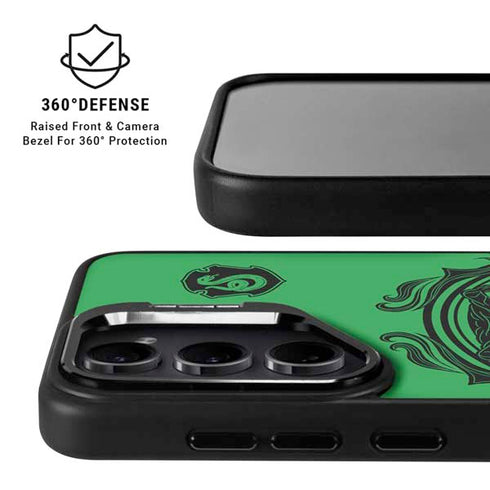 Wizarding Worlds Harry Potter Slytherin Illustration Galaxy S24 FE Kickstand Case